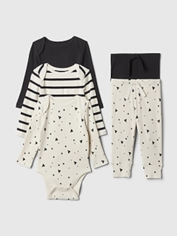 Baby First Favorites Rib Outfit Set (5-Pack)