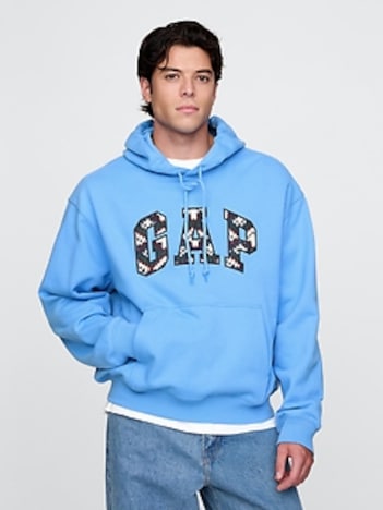 Heavyweight Embroidered Arch Logo Hoodie