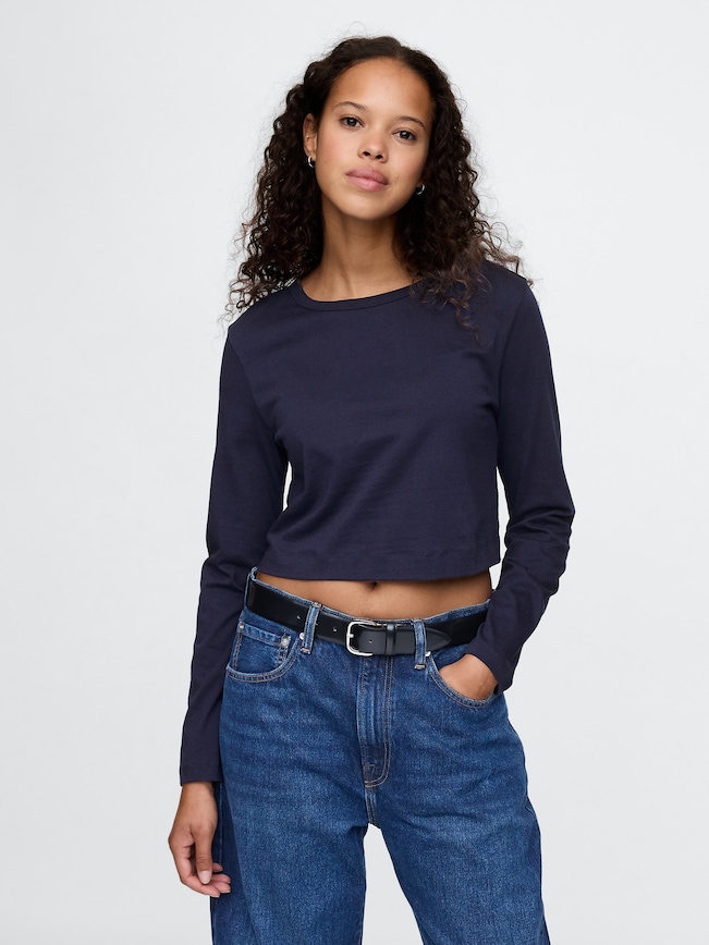 Organic Cotton VintageSoft Cropped T-Shirt