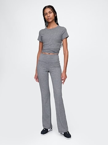 GapFit Smooth High Rise Jersey Flare Leggings