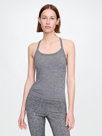 GapFit Smooth Jersey Racerback Tank Top