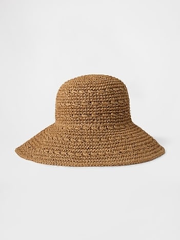 Straw Bucket Hat