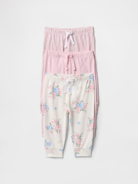 Baby First Favorites Organic Cotton Pull-On Pants (3-Pack)