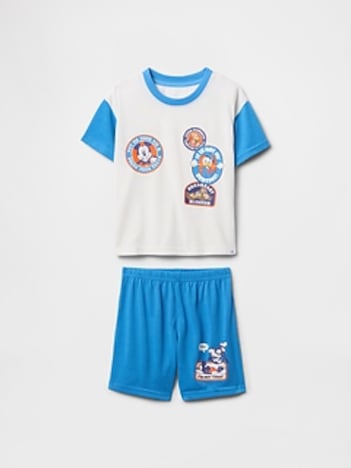 Gap × Disney Baby & Toddler Recycled PJ Short Set