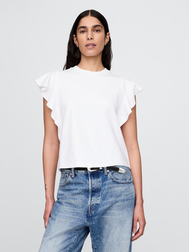 Organic Cotton VintageSoft Heavyweight Cropped T-Shirt