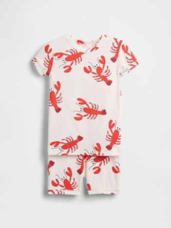 Baby & Toddler Lobster PJ Short Set