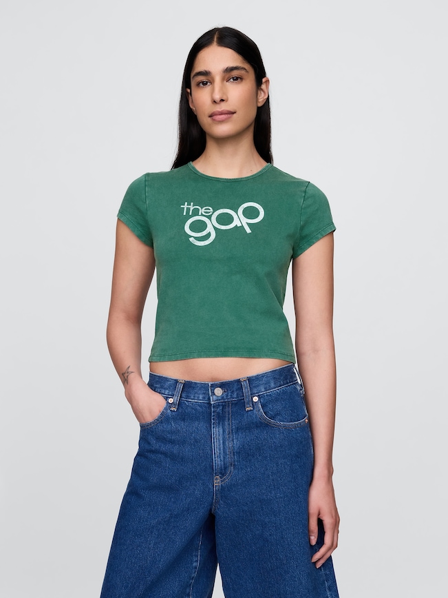 Cotton Jersey Logo Baby T-Shirt