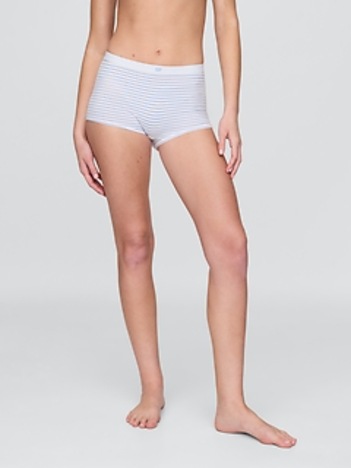 Organic Stretch Cotton High Rise Shorty